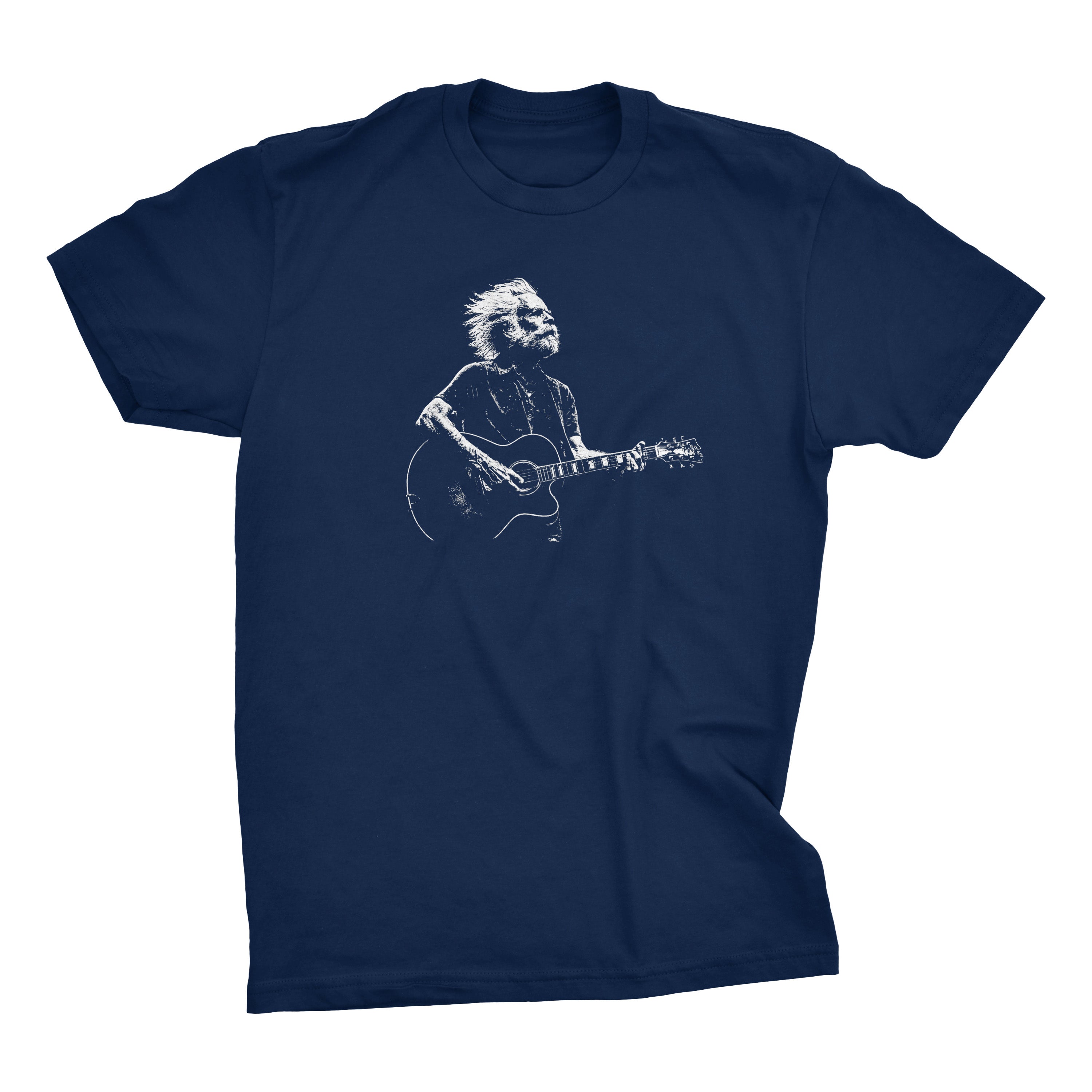 Bob Weir Silhouette Graphic T-Shirt – Front and Back print | Premium Ringspun Tee