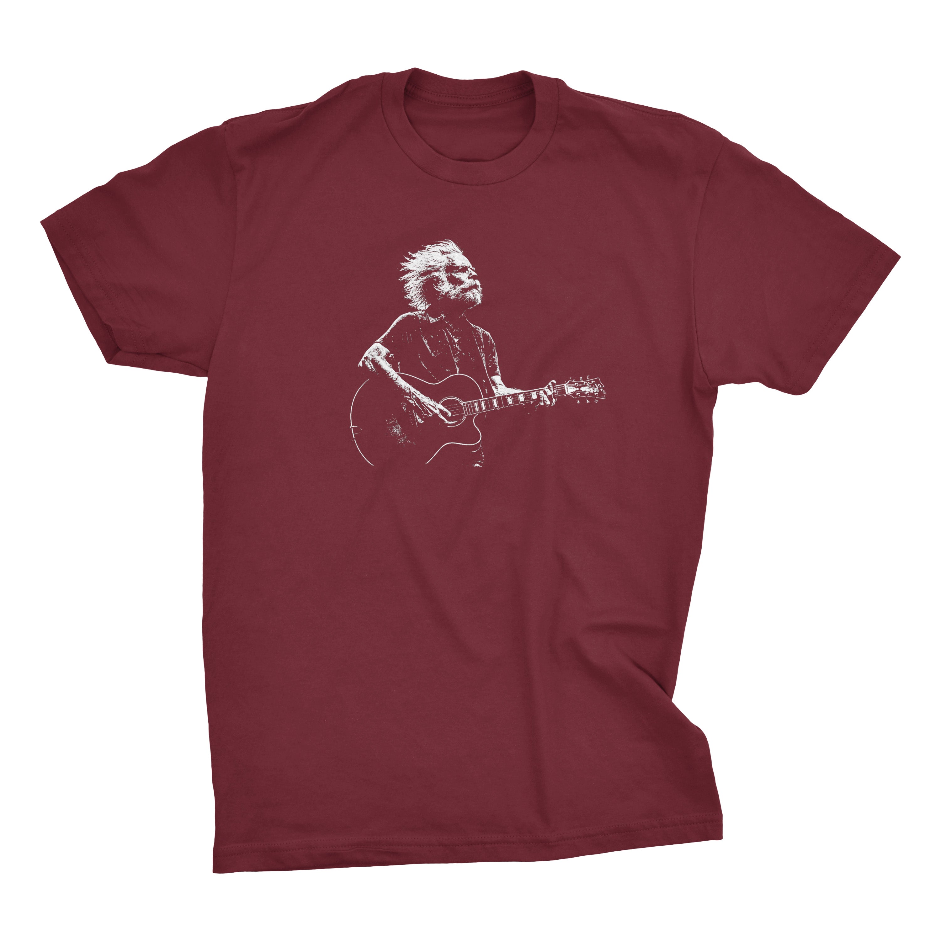 Bob Weir Silhouette Graphic T-Shirt – Front and Back print | Premium Ringspun Tee