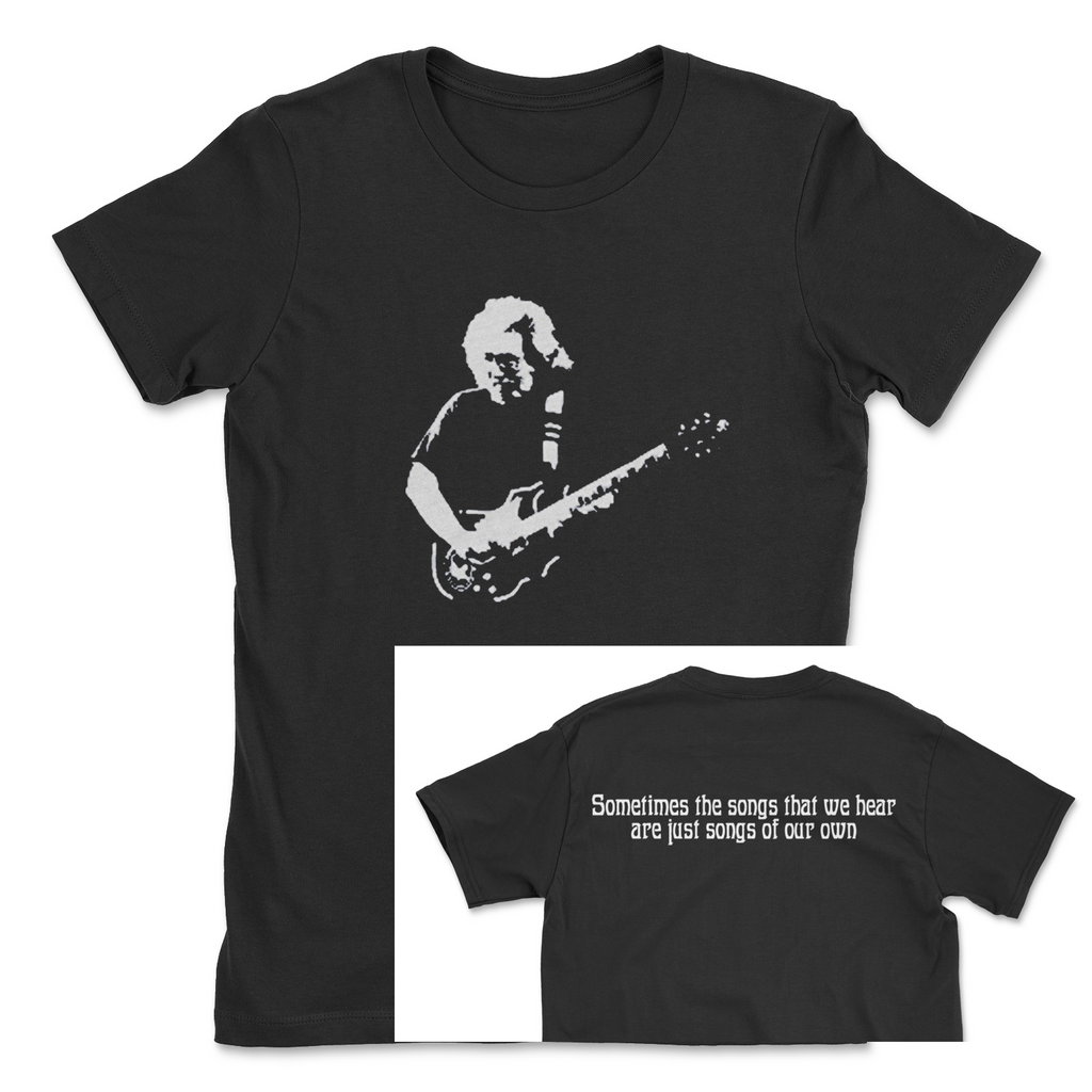 Jerry Garcia Eyes Shakedown Style Graphic T-Shirt – Front and Back Print Festival Tee