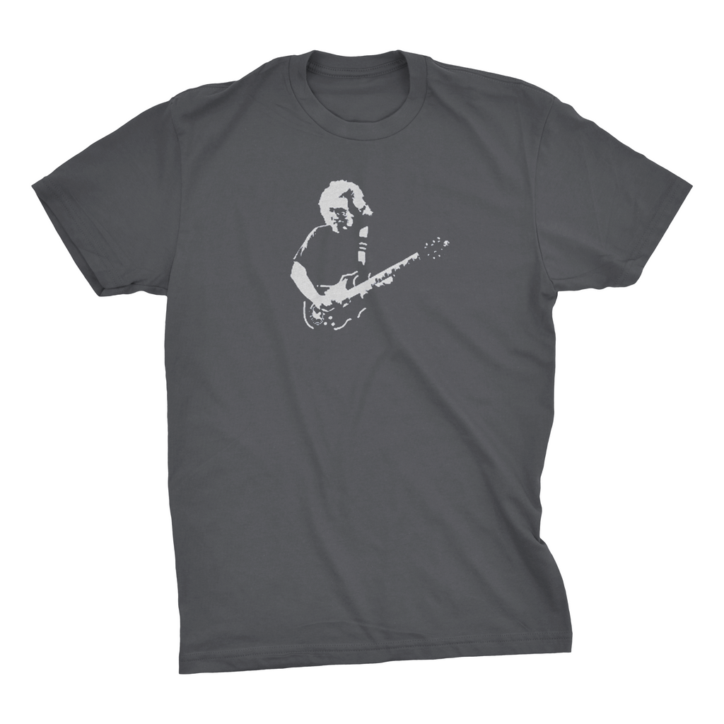 Jerry Garcia Eyes Shakedown Style Graphic T-Shirt – Front and Back Print Festival Tee