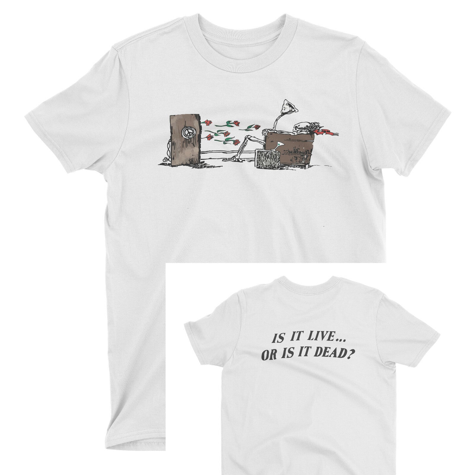 Grateful Is it Live or Is it Dead Lot T-shirt inspired short sleeve