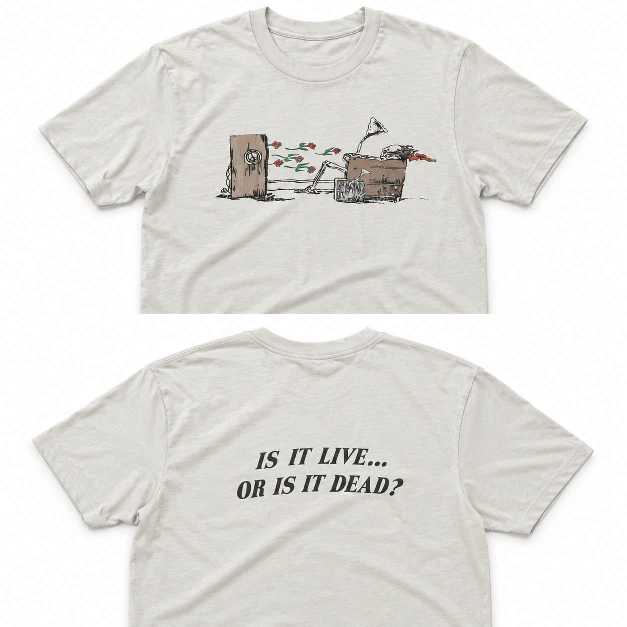 Grateful Is it Live or Is it Dead Lot T-shirt inspired short sleeve