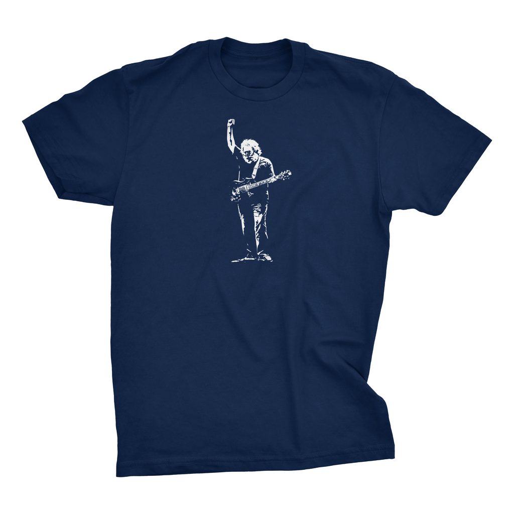 Jerry Garcia Eyes Shakedown Style Graphic T-Shirt – Front and Back Print Festival Tee