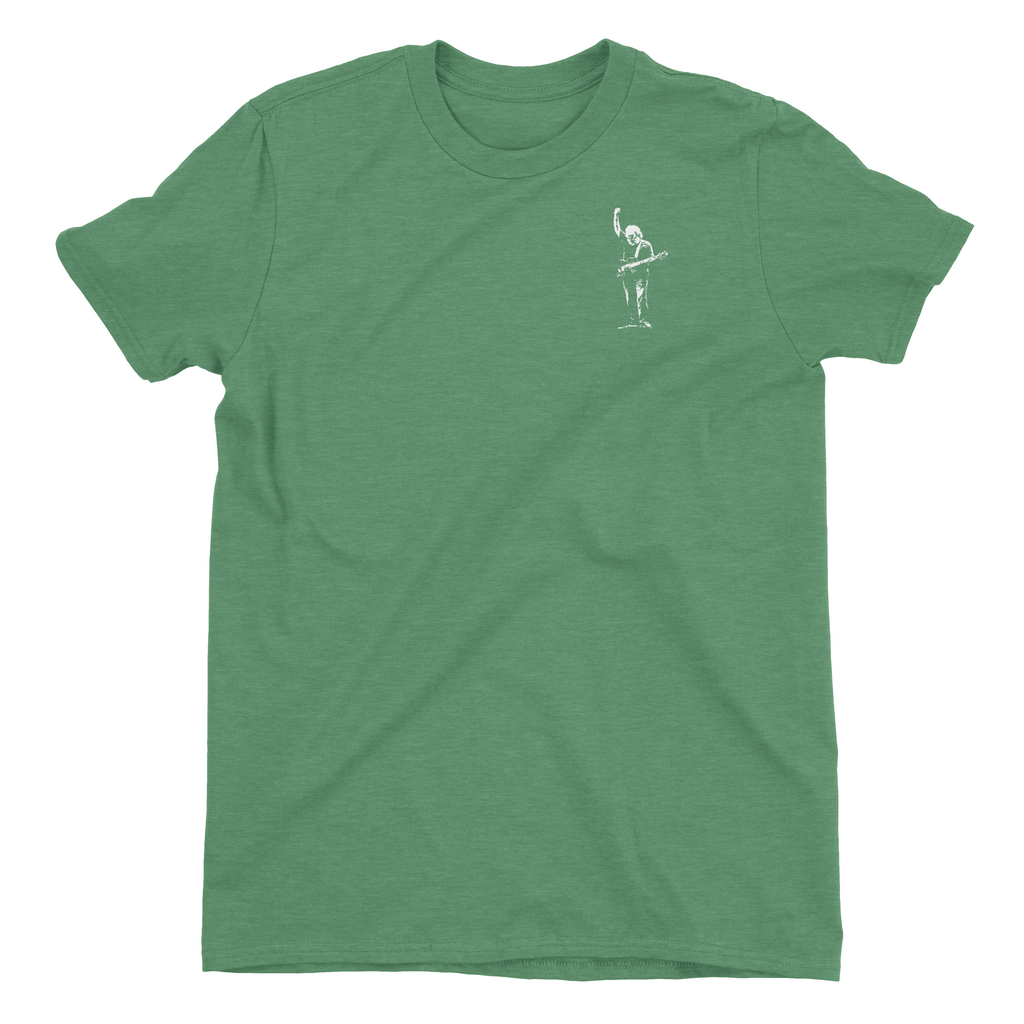 Grateful Dead inspired Jerry Garcia Tribute Left Chest t-shirt JGB