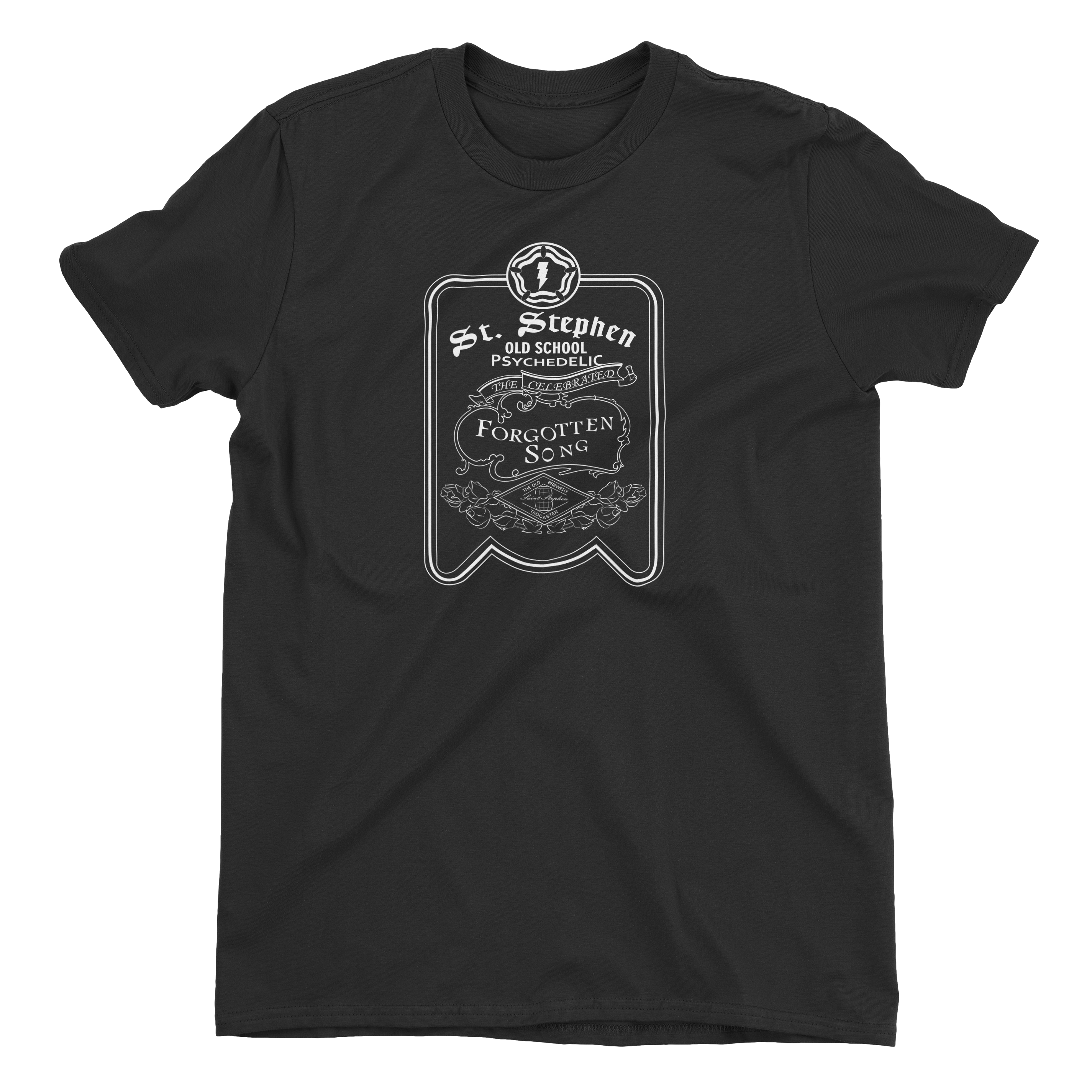 Jerry Garcia St Stephen Shakedown Street Style Graphic T-Shirt – Front Back Print Festival Tee