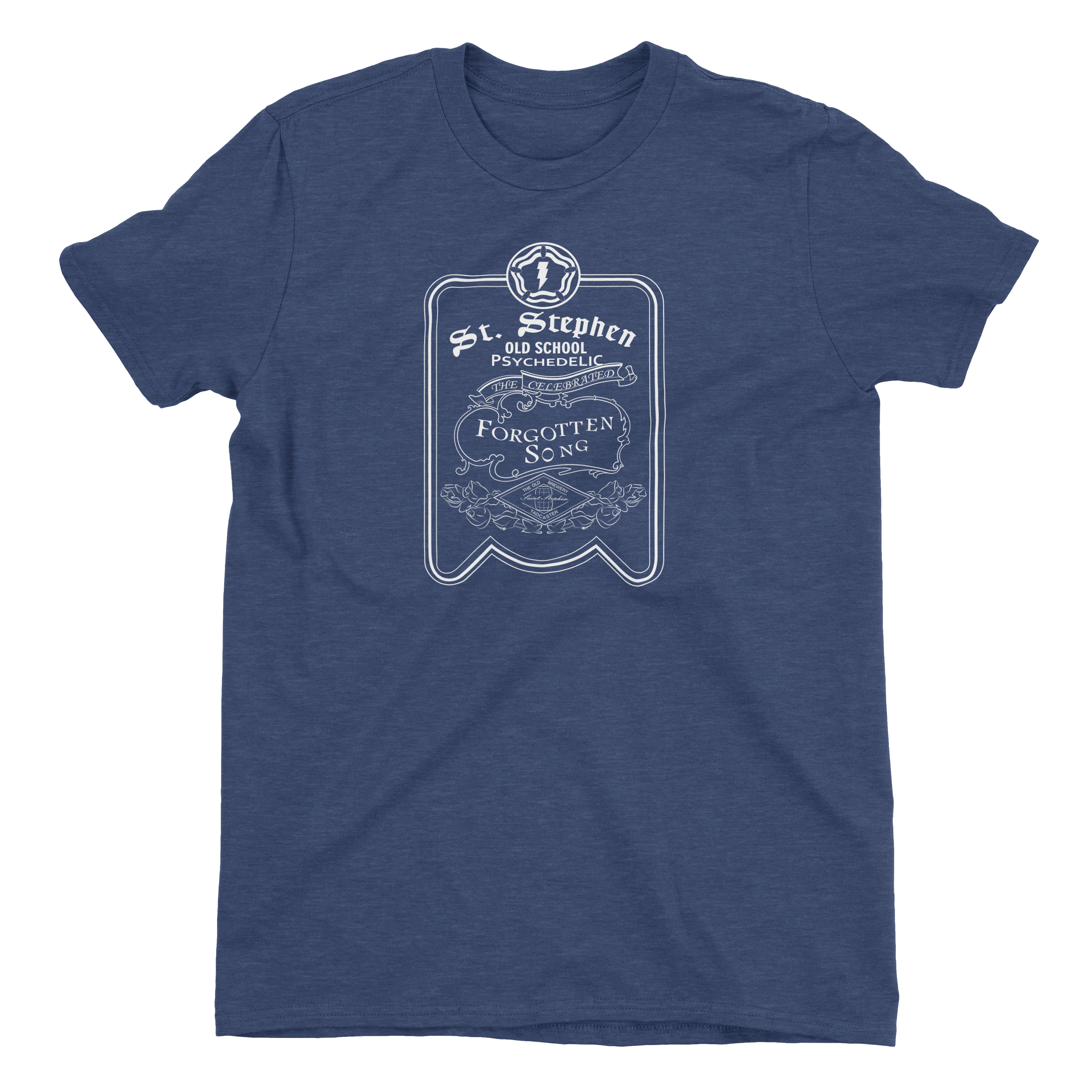 Jerry Garcia St Stephen Shakedown Street Style Graphic T-Shirt – Front Back Print Festival Tee
