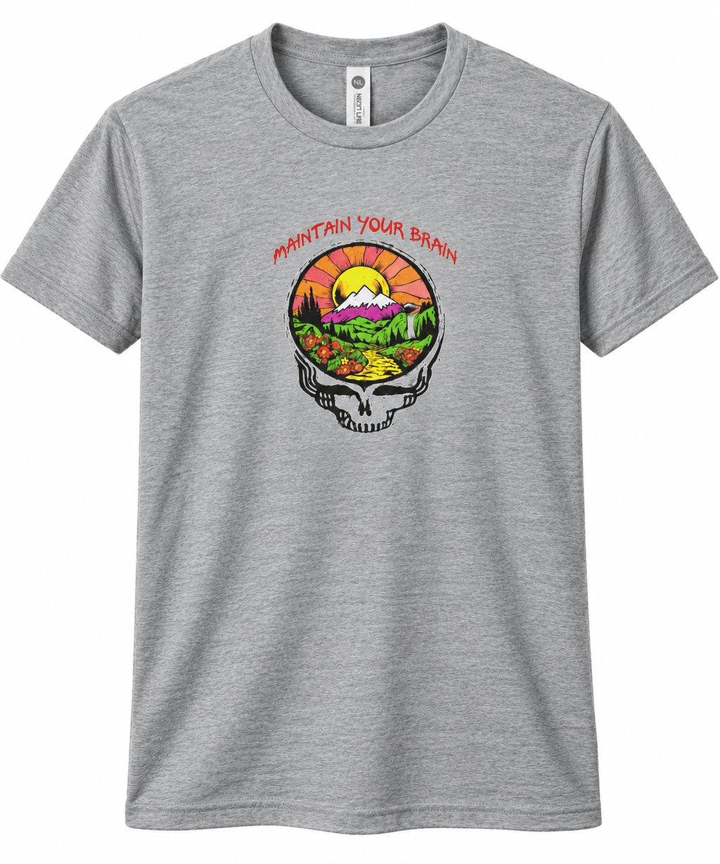 Maintain Your Brain T-Shirt – Grateful Dead Inspired Lot Style Psychedelic Tee